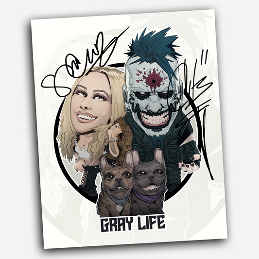 11x14 GRAY LIFE AUTOGRAPHED POSTER