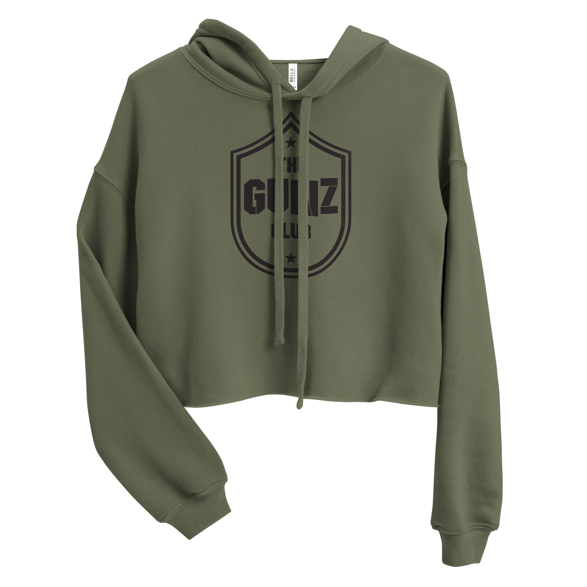 GUNZ CLUB COLOR CROP HOODIE